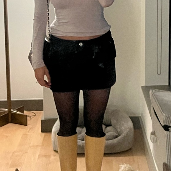 Dolls Kill Skirts Cargo Denim Dolls Kill Mini Skirt Poshmark